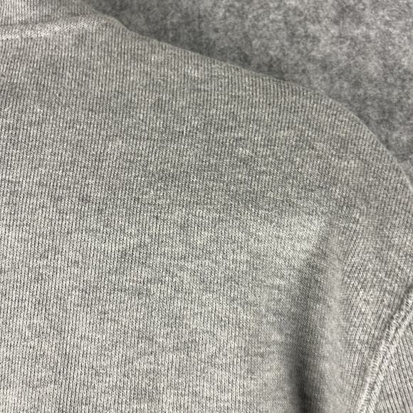 Polo Ralph Lauren Sweater Pullover Men XL Gray Cotton Knit Quarter Zip Preppy - Picture 12 of 13